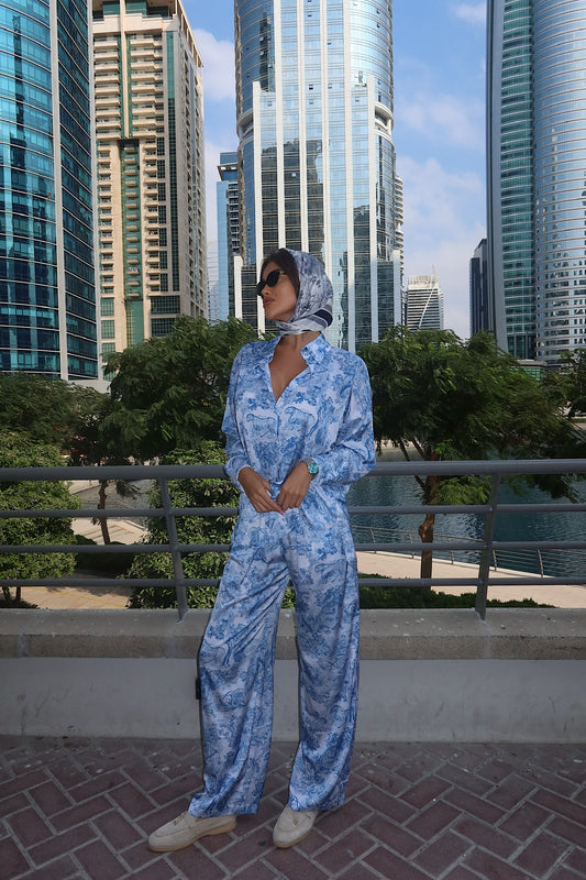 Vintage Toile Patterned Duo