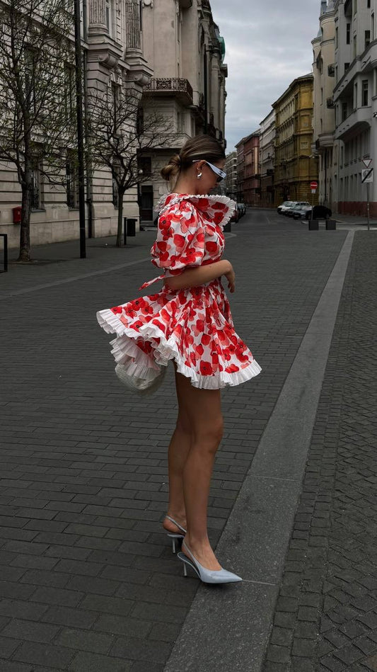 Vintage Floral Print - Double