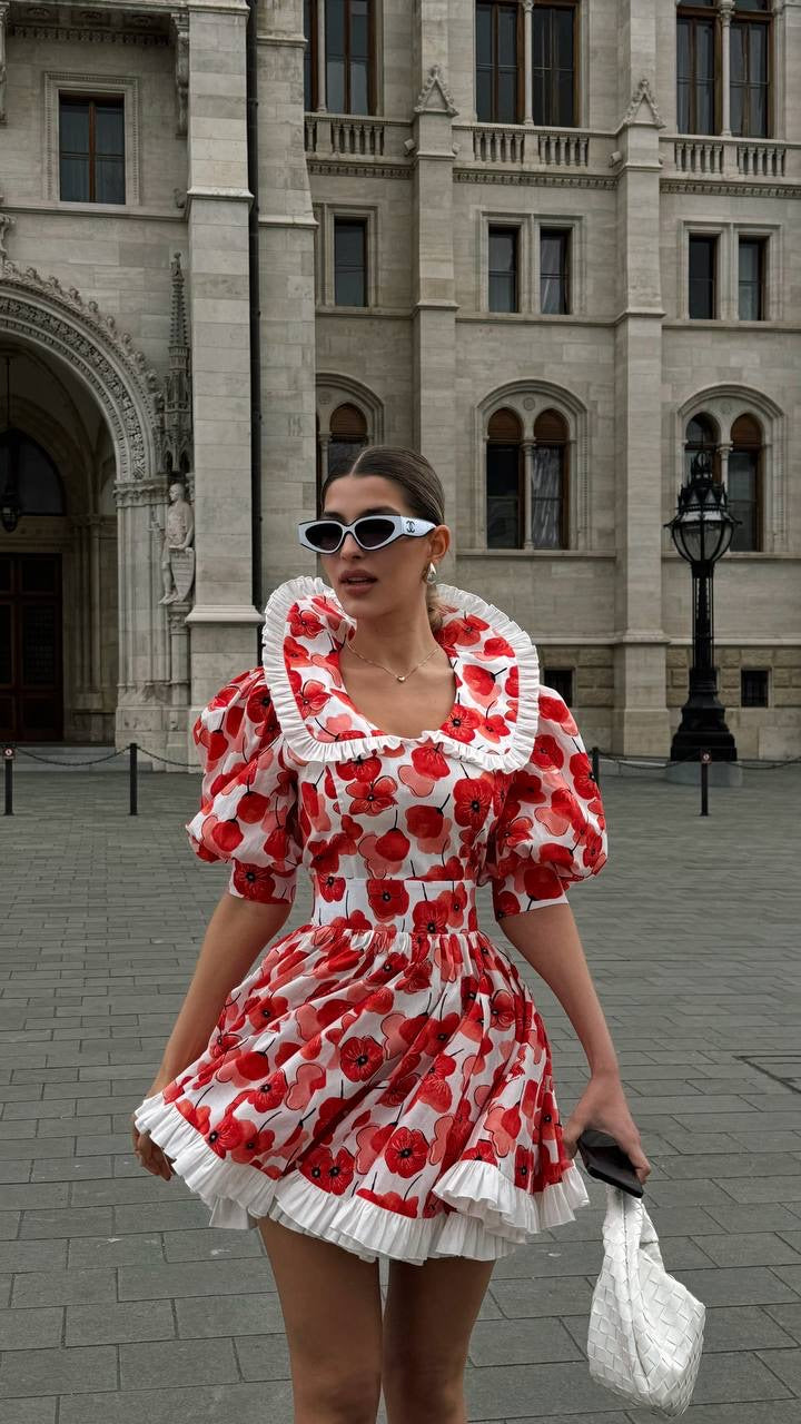 Vintage Floral Print - Double