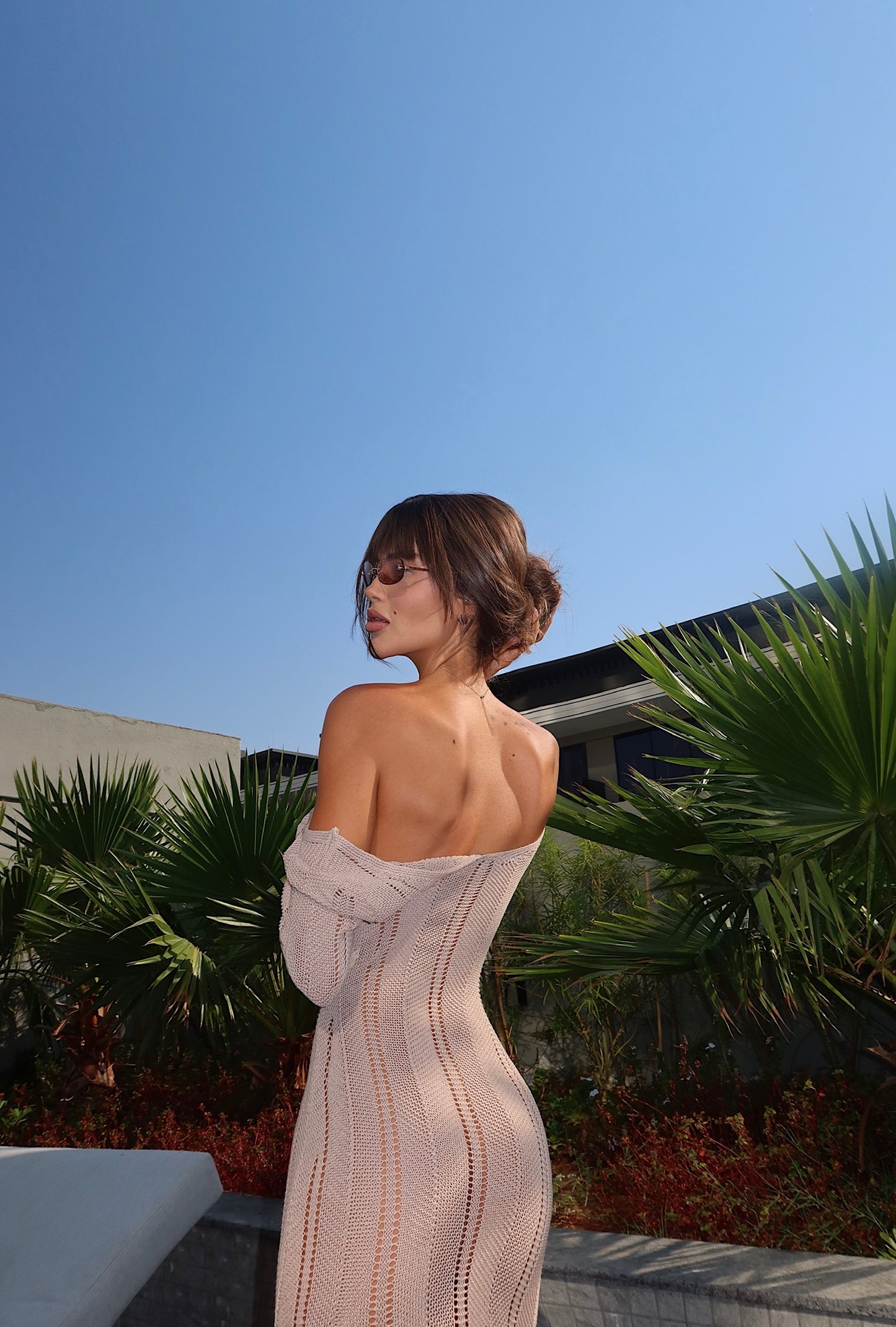 Sleek Contoured Knit Dress