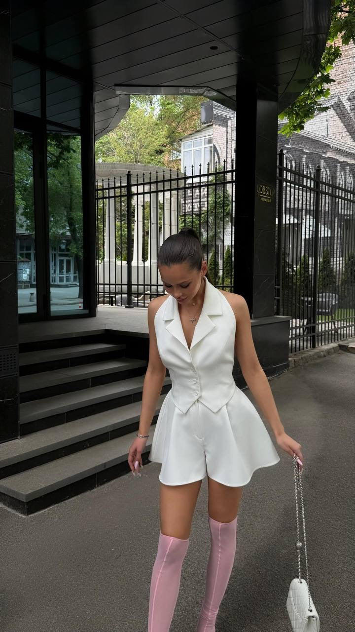 Vest & skort set
