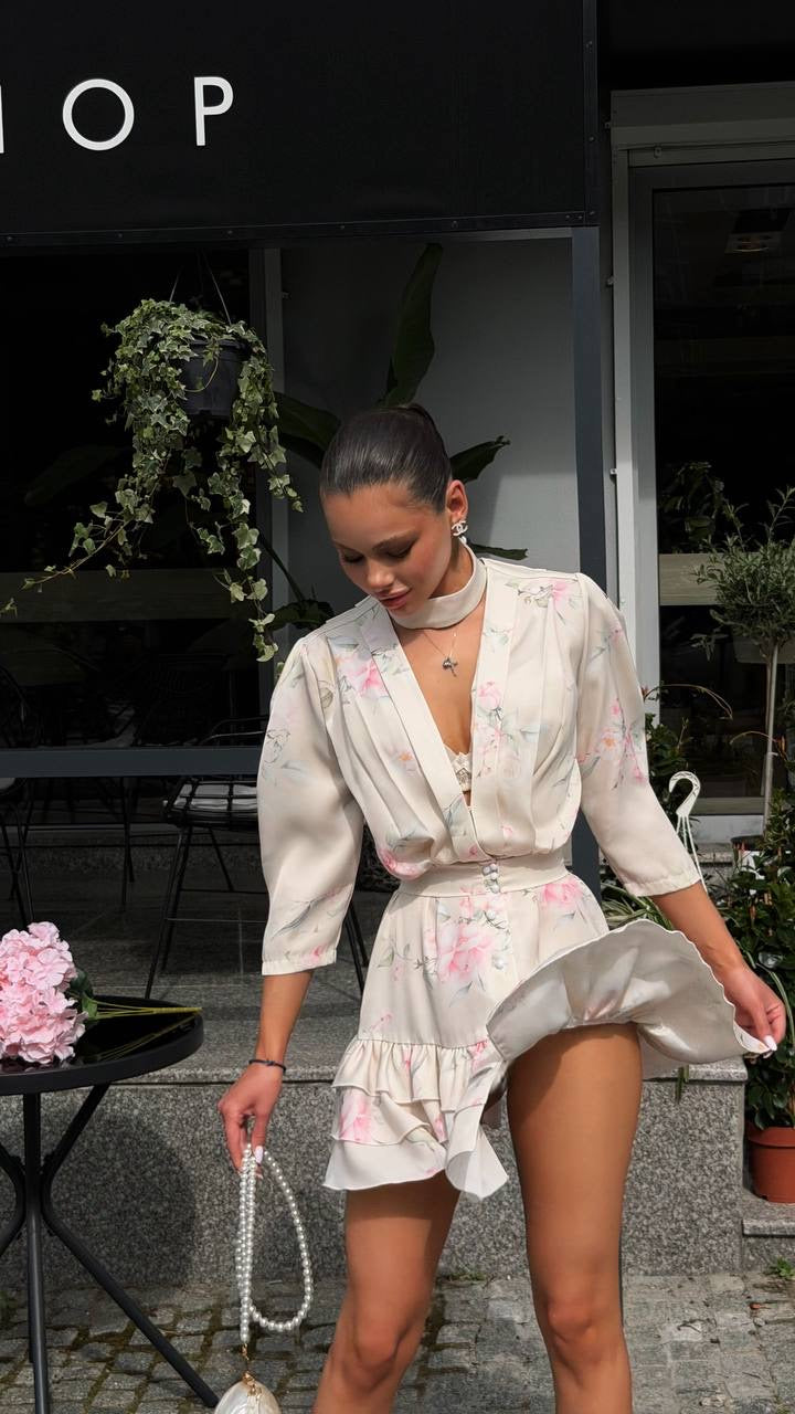 Floral mini dress
