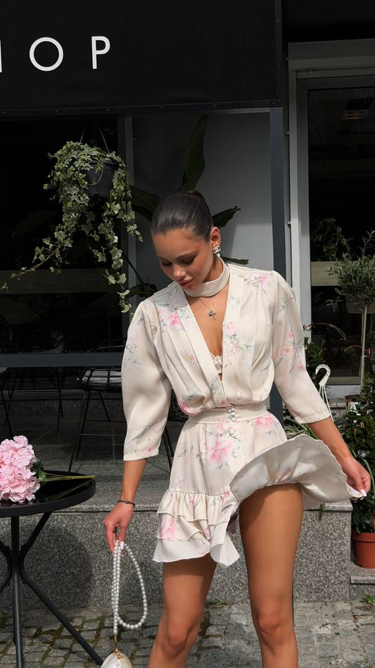 Floral mini dress