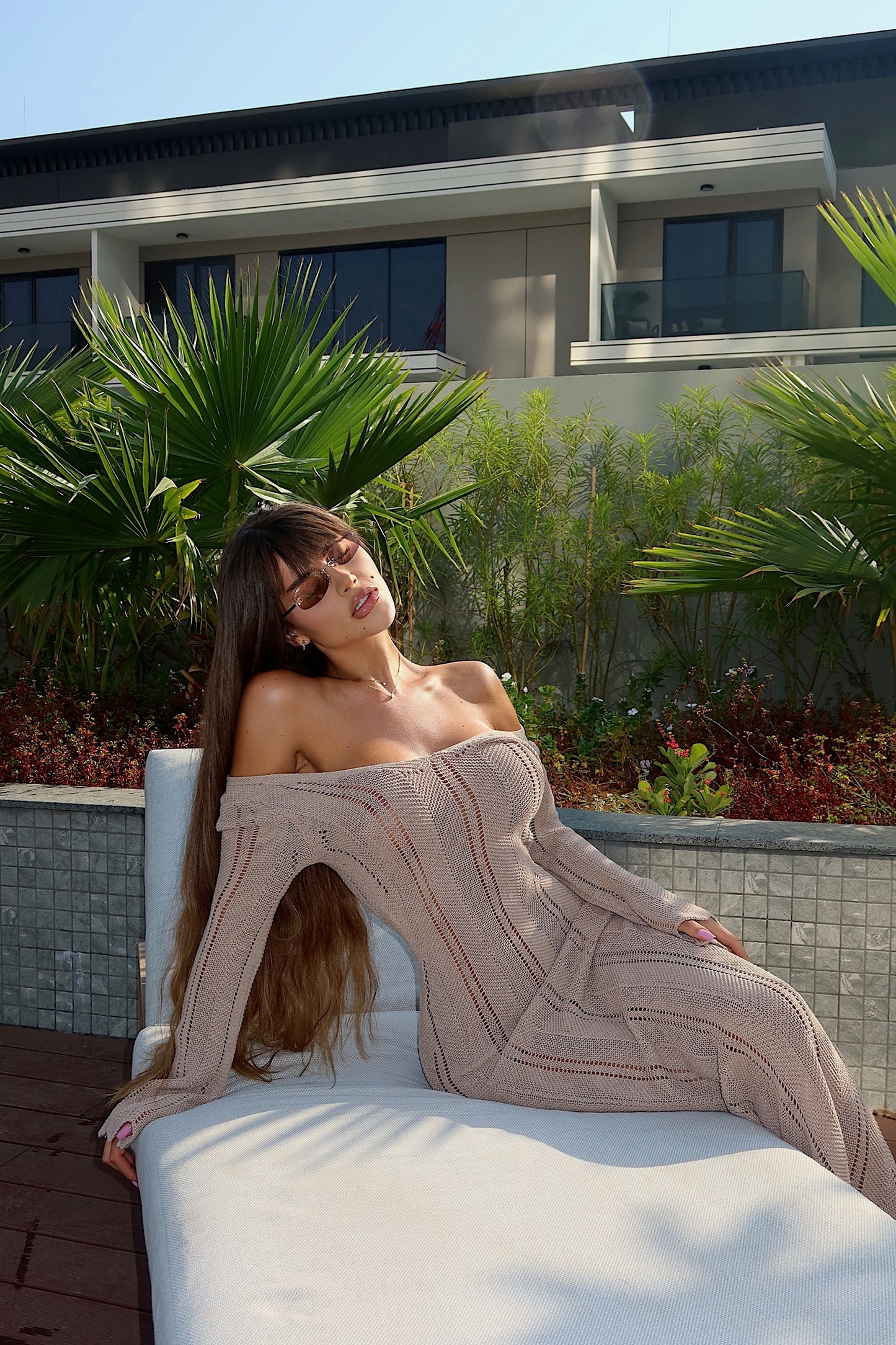 Sleek Contoured Knit Dress