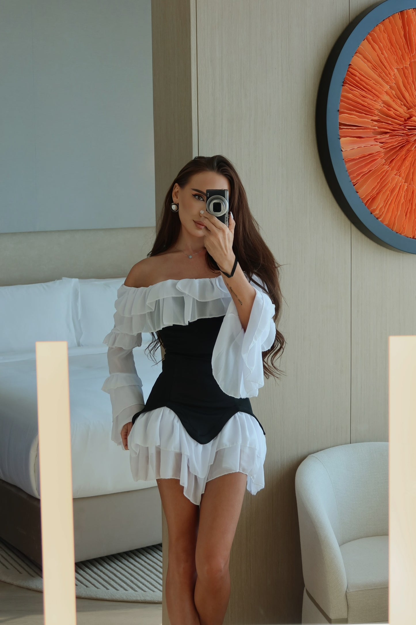 Monroe Ruffle Mini Dress