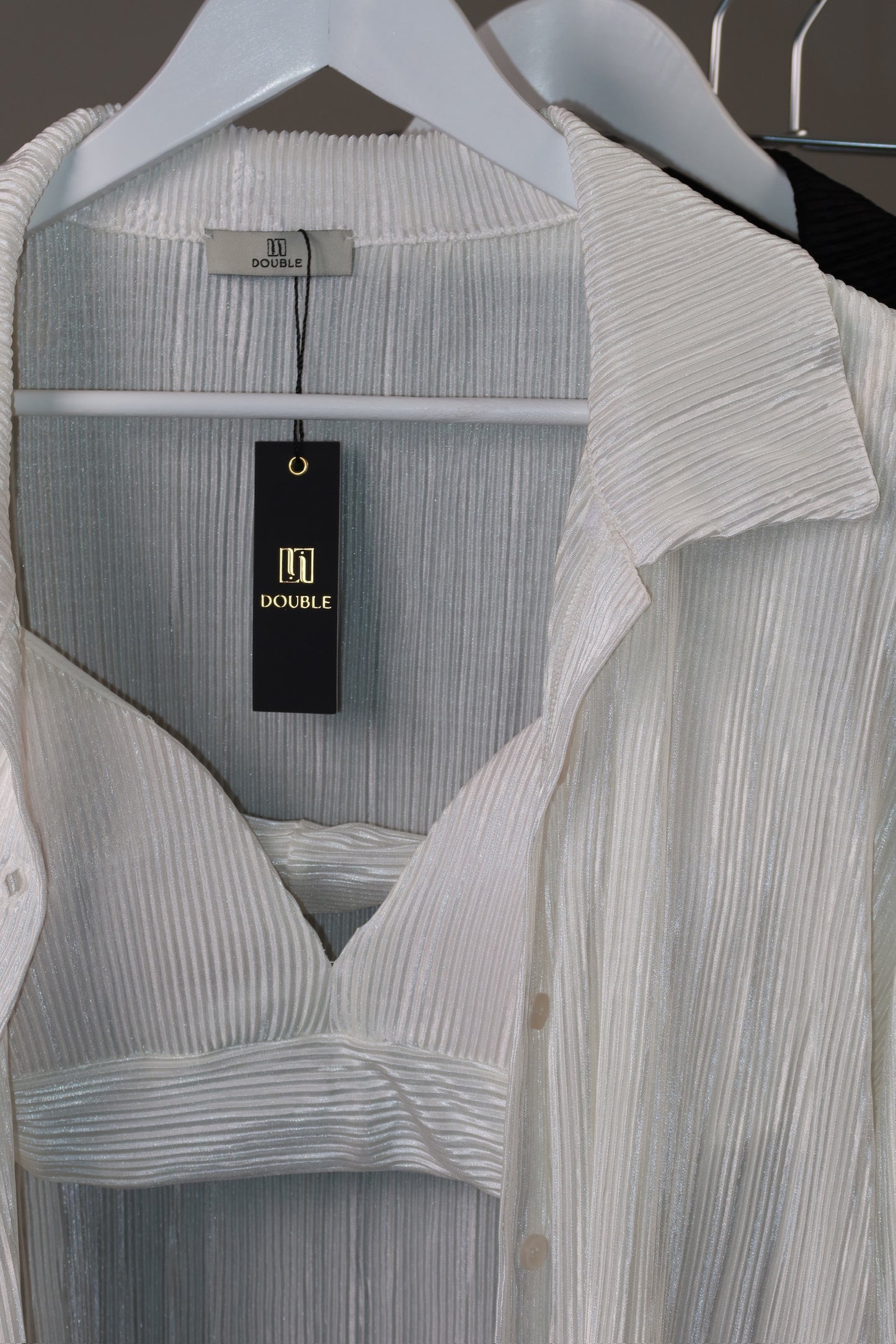 “Luna” Pleated Three-Piece Set