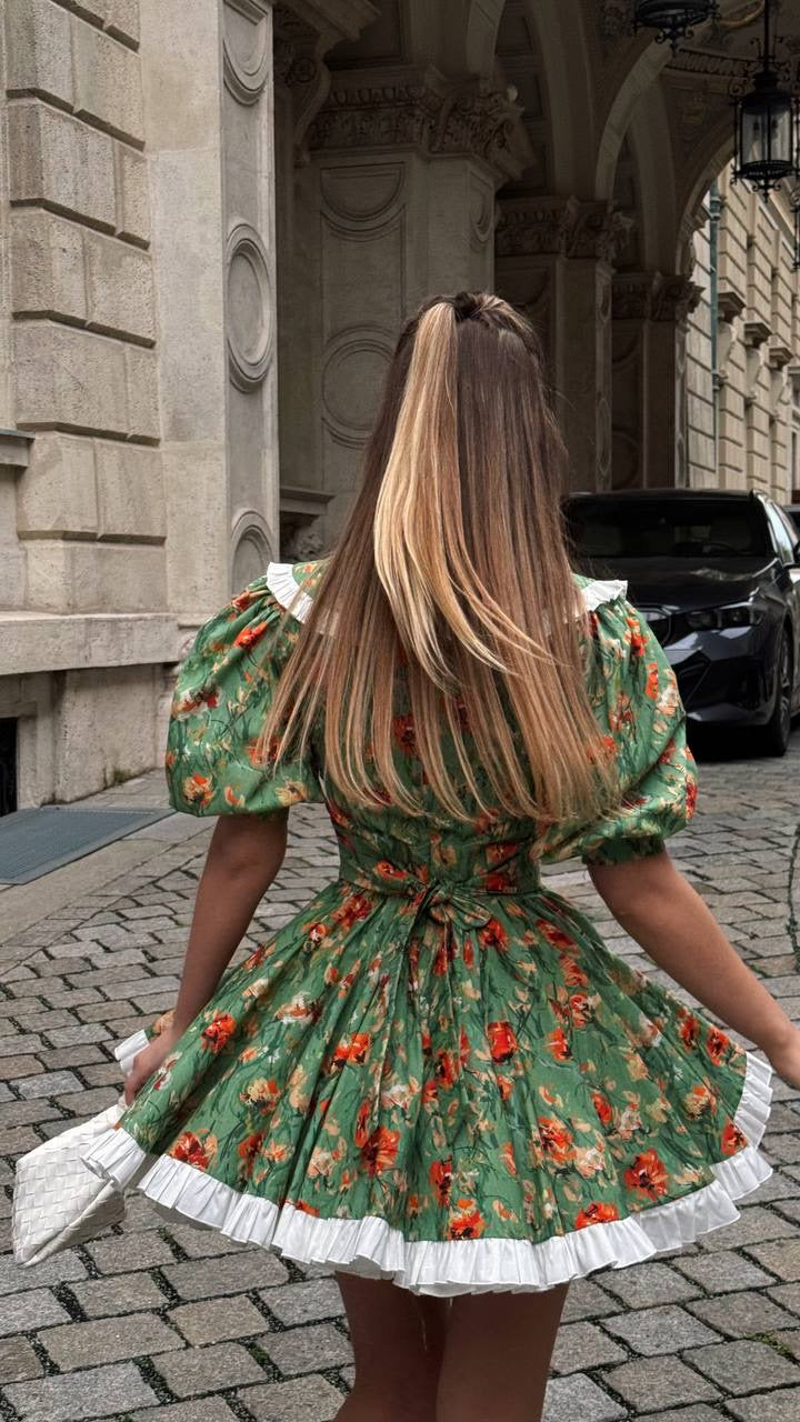 Vintage Floral Print - Double