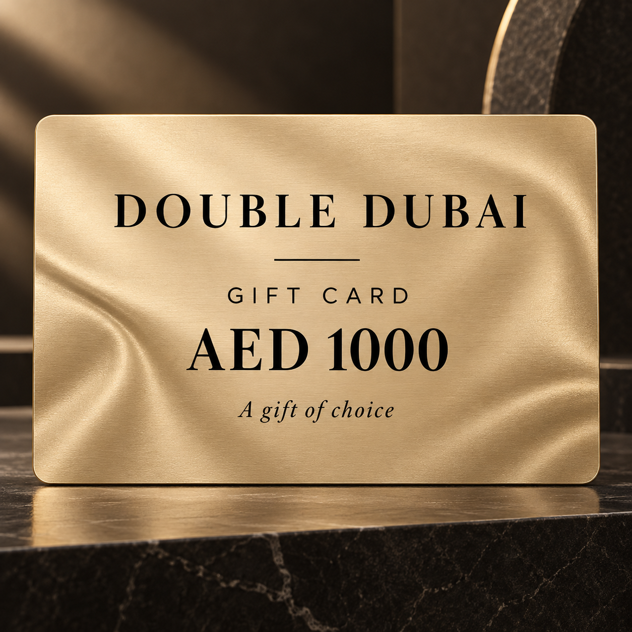 Gold Double Dubai Gift Card AED 1000