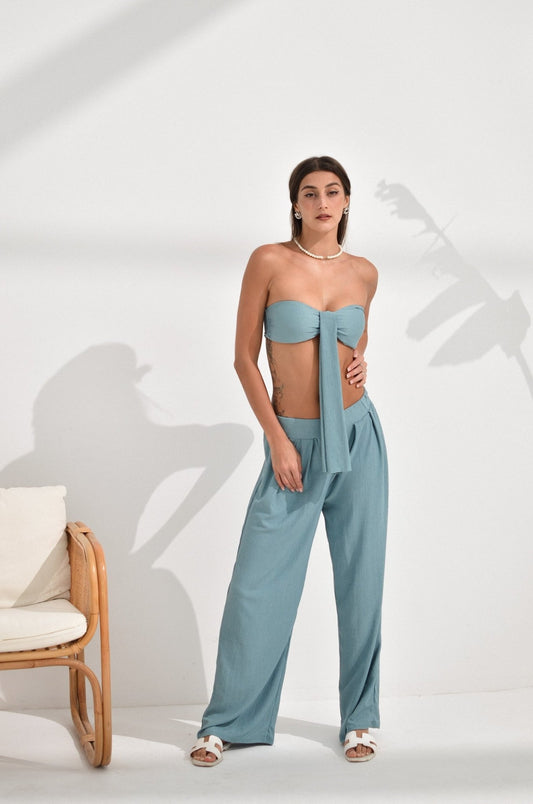 Elegance Bodysuit And Culottes Duo - Double